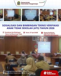 SOSIALISASI DAN BIMBINGAN TEKNIS VERIFIKASI ANAK TIDAK SEKOLAH (ATS) DI KALURAHAN SE KAB. GUNUNGKIDU
